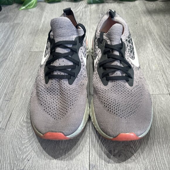 Nike Epic React Flyknit Gunsmoke Gray Running Shoes AQ0067-010 2018 Mens 9 US main image 11